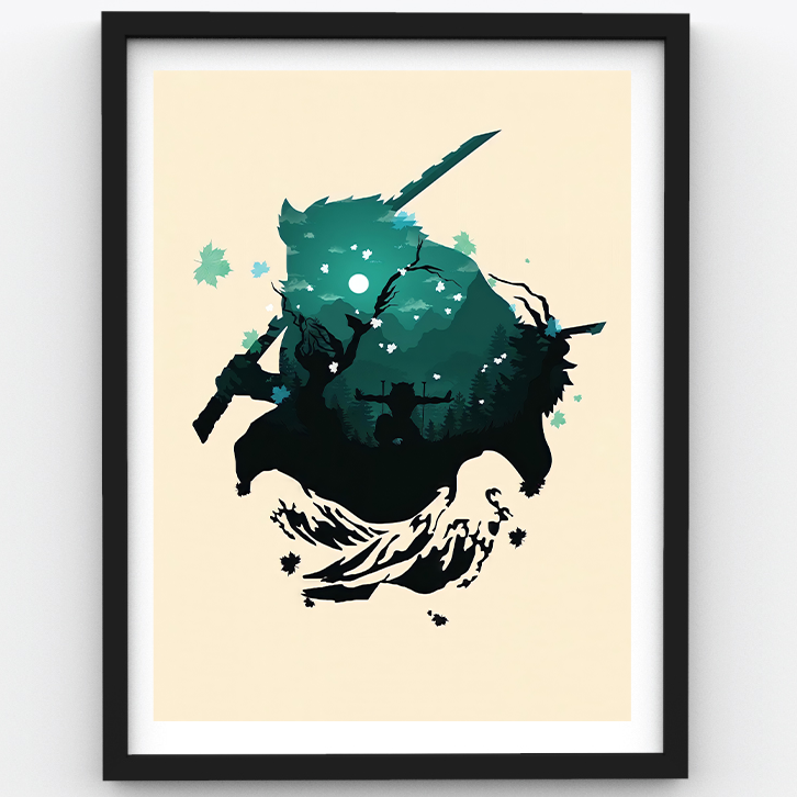 Demon Slayer - Hashibira Inosuke Silhouette Style - 1