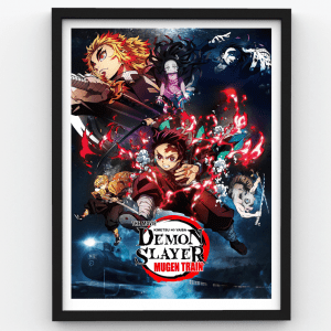 Demon Slayer – Mugen Train – Anime Premium Poster Frame