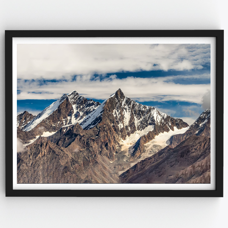 Elegant Mountain under Blue Sky - 1