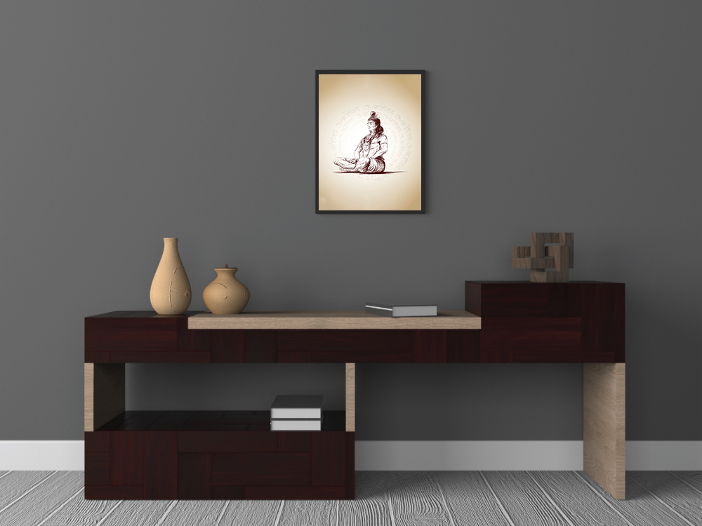 Meditating Maha Shiva - Classic - 3