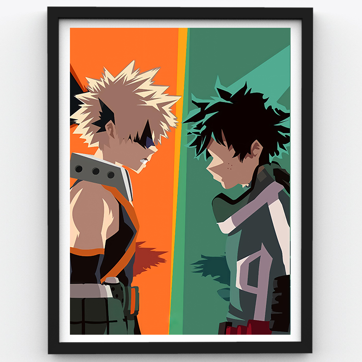My Hero Academia - Deku and Bakugo Cool Vector Design - 1