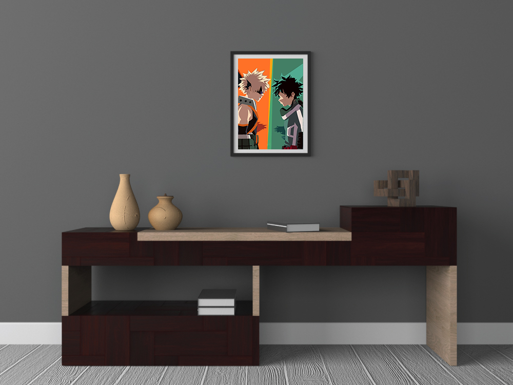 My Hero Academia - Deku and Bakugo Cool Vector Design - 2