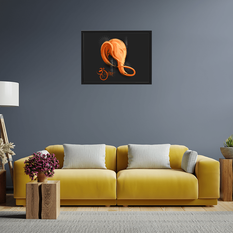 Vakrathunda Paint Style Art - 2