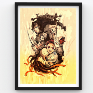 Demon Slayer – Tanjiro & Nezuko – Anime Premium Poster