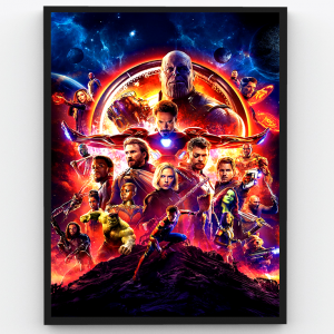 Avengers Endgame – Superheroes Premium Poster Frame