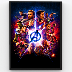 Avengers – Marvel Comic End Game – Superheroes Premium Poster Frame