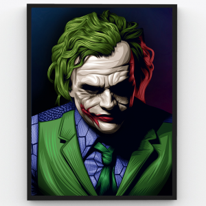 Joker – Silence before the Madness – Superheroes Premium Poster Frame