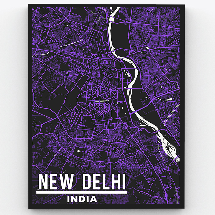 New Delhi - purple dark