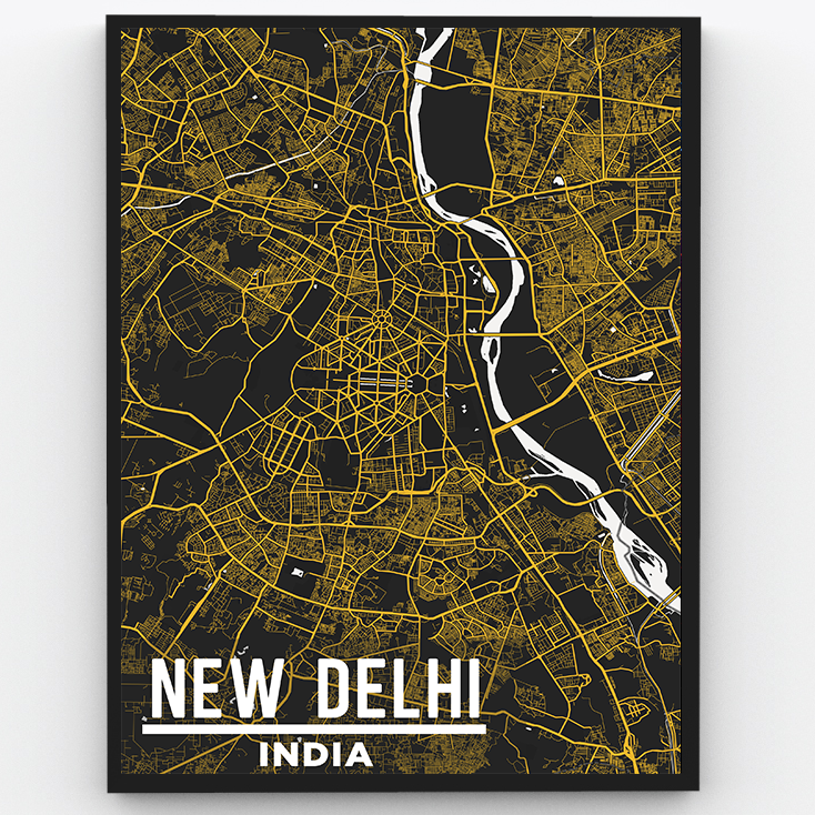 New Delhi - yellow dark