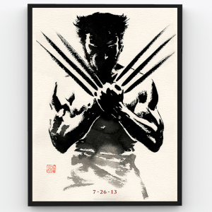 X-Men – The Wolverine – Superheroes Premium Poster Frame