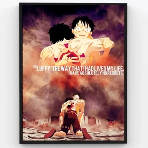 One Piece – Last Words of Ace – Anime Premium Poster Artwork