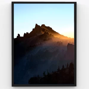 Sun Kissed Mountain – Peace of Mind Premium Poster Artwork